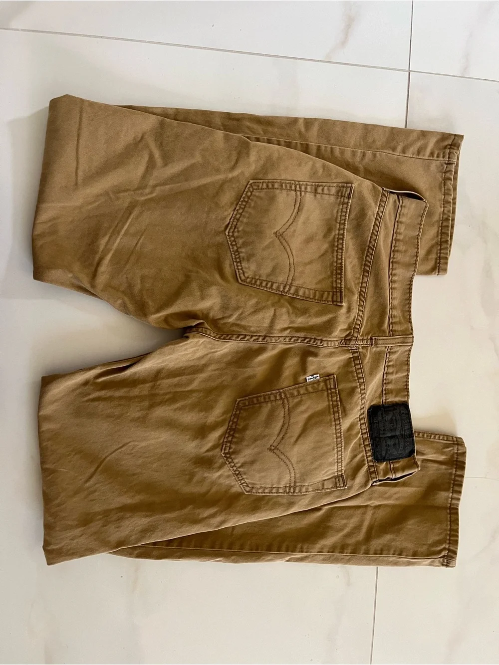 Levi's Men's Straight Jeans in Khaki Brown 32/34